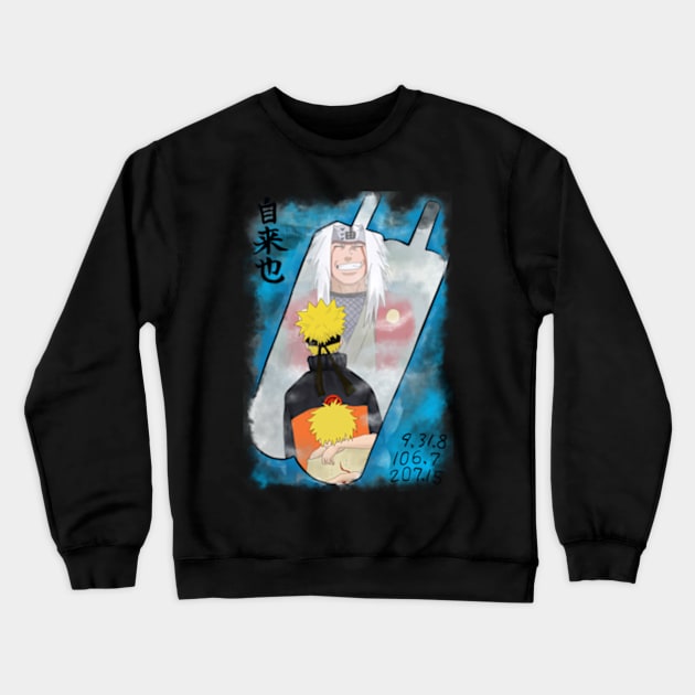 Naruto and Jiraya Crewneck Sweatshirt by BentoPrint